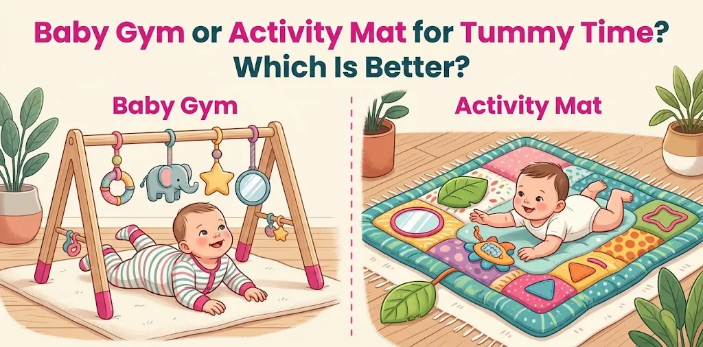 Baby Gym or Activity Mat for Tummy Time Which Is Better