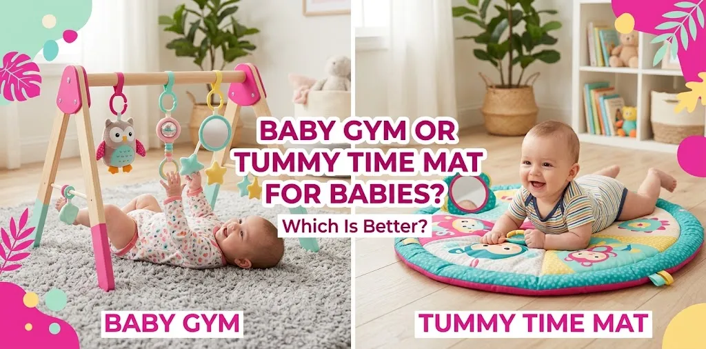 Baby Gym or Tummy Time Mat for Babies Which Is Better