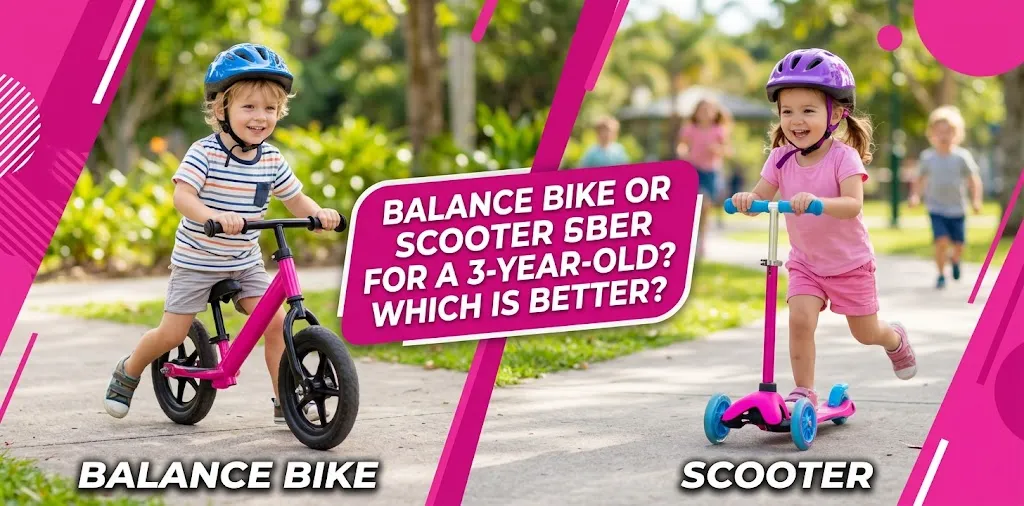 Balance Bike or Scooter for a 3-Year-Old Which Is Better