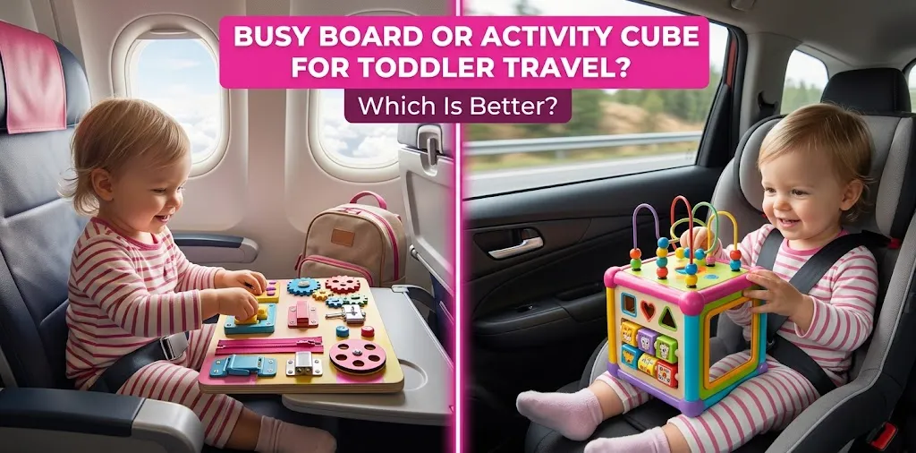 Busy Board or Activity Cube for Toddler Travel Which Is Better