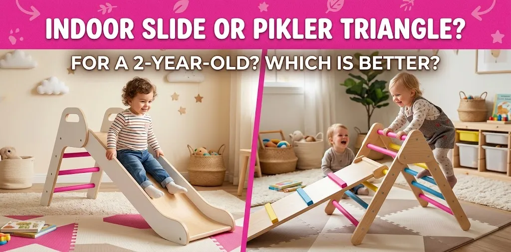 Indoor Slide or Pikler Triangle for a 2-Year-Old Which Is Better