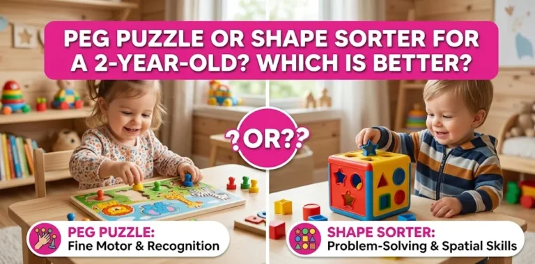 Peg Puzzle or Shape Sorter for a 2-Year-Old Which Is Better