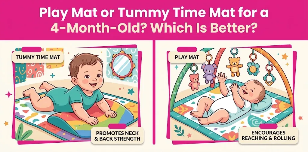 Play Mat or Tummy Time Mat for a 4-Month-Old Which Is Better