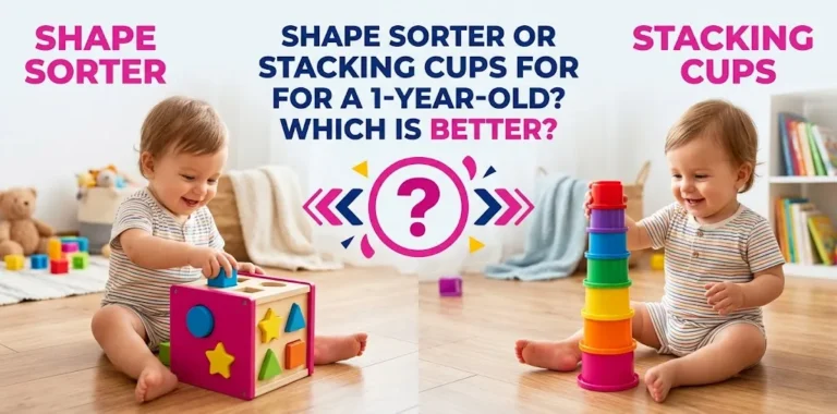 Shape Sorter or Stacking Cups for a 1-Year-Old Which Is Better