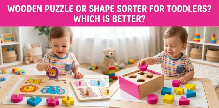 Wooden Puzzle or Shape Sorter for Toddlers Which Is Better